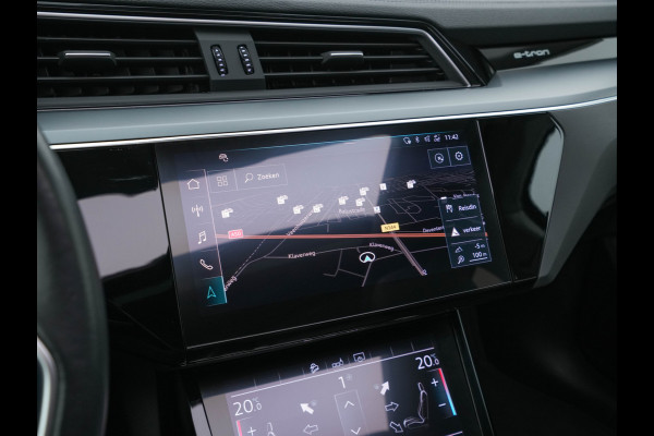 Audi e-tron 50 Quattro Advanced [ 3-Fase-11kW ] [ SOH-100% ] (INCL-BTW) *HEATPUMP | PANO | LEATHER | DIGI-COCKPIT | FULL-LED | MEMORY-PACK |  KEYLESS | NAVI-FULLMAP | TOWBAR | SHIFTPADDLES | COMFORTSEATS | 20"ALU*