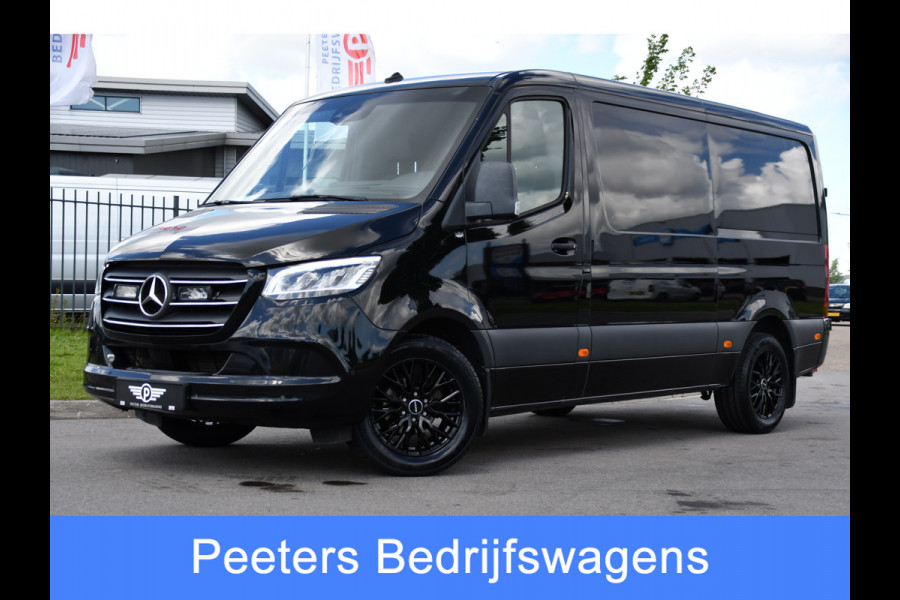 Mercedes-Benz Sprinter 317 1.9 CDI L2H1 RWD Black Edition Adaptieve Cruise, Camera, LED, Carplay, 3500kg Trekhaak, Stoelverwarming, Standkachel, Softclose, Automaat, Uniek!