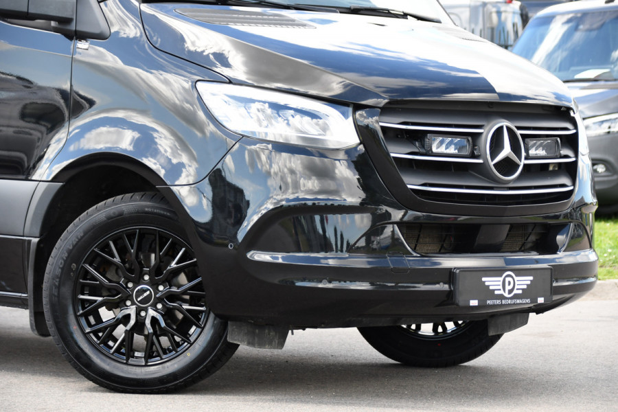 Mercedes-Benz Sprinter 317 1.9 CDI L2H1 RWD Black Edition Adaptieve Cruise, Camera, LED, Carplay, 3500kg Trekhaak, Stoelverwarming, Standkachel, Softclose, Automaat, Uniek!