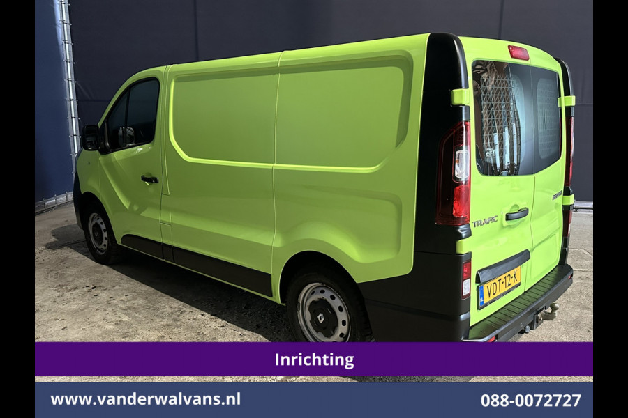 Renault Trafic 1.6 dCi L1H1 Inrichting Euro6 Airco | Navigatie | LED | Trekhaak | Cruisecontrol Parkeersensoren, Bijrijdersbank