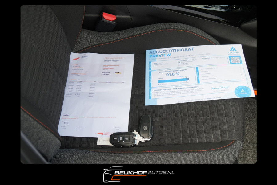 Peugeot e-208 EV Active 50 kWh Carplay Navi Cruise Soh 91.6%