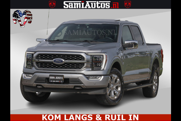 Ford USA F-150 PLATINUM | MASSAGE | PANO | GROOTSCHERM | COMFORT STOELEN | ADAPTIVE CRUISE | DC | DUBBELE CABINE | 5 PERSOONS | DC | DASH CAM | MASSAGE |