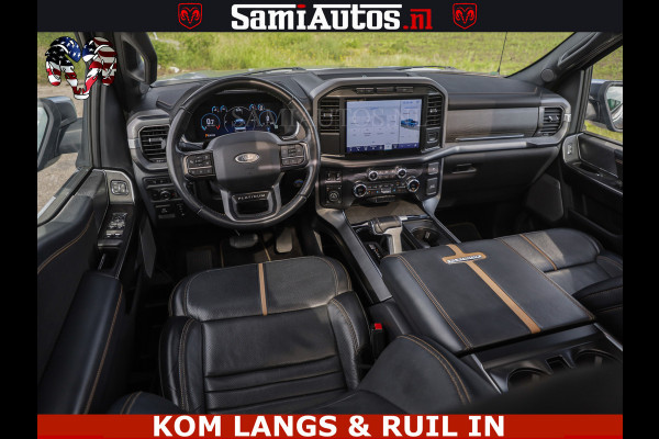 Ford USA F-150 PLATINUM | MASSAGE | PANO | GROOTSCHERM | COMFORT STOELEN | ADAPTIVE CRUISE | DC | DUBBELE CABINE | 5 PERSOONS | DC | DASH CAM | MASSAGE |
