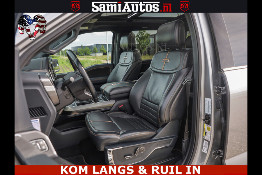 Ford USA F-150 PLATINUM | MASSAGE | PANO | GROOTSCHERM | COMFORT STOELEN | ADAPTIVE CRUISE | DC | DUBBELE CABINE | 5 PERSOONS | DC | DASH CAM | MASSAGE |