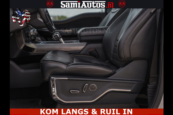 Ford USA F-150 PLATINUM | MASSAGE | PANO | GROOTSCHERM | COMFORT STOELEN | ADAPTIVE CRUISE | DC | DUBBELE CABINE | 5 PERSOONS | DC | DASH CAM | MASSAGE |