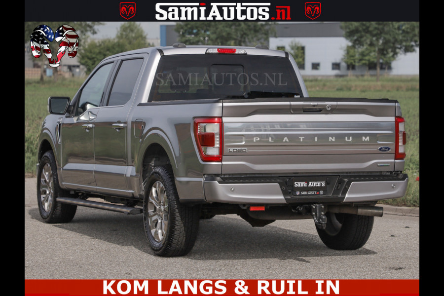Ford USA F-150 PLATINUM | MASSAGE | PANO | GROOTSCHERM | COMFORT STOELEN | ADAPTIVE CRUISE | DC | DUBBELE CABINE | 5 PERSOONS | DC | DASH CAM | MASSAGE |