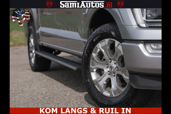 Ford USA F-150 PLATINUM | MASSAGE | PANO | GROOTSCHERM | COMFORT STOELEN | ADAPTIVE CRUISE | DC | DUBBELE CABINE | 5 PERSOONS | DC | DASH CAM | MASSAGE |