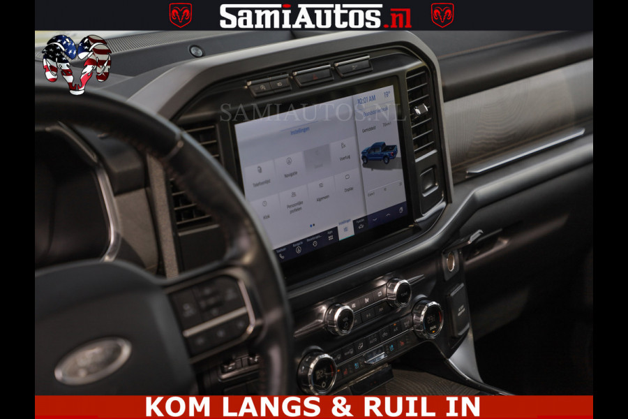 Ford USA F-150 PLATINUM | MASSAGE | PANO | GROOTSCHERM | COMFORT STOELEN | ADAPTIVE CRUISE | DC | DUBBELE CABINE | 5 PERSOONS | DC | DASH CAM | MASSAGE |