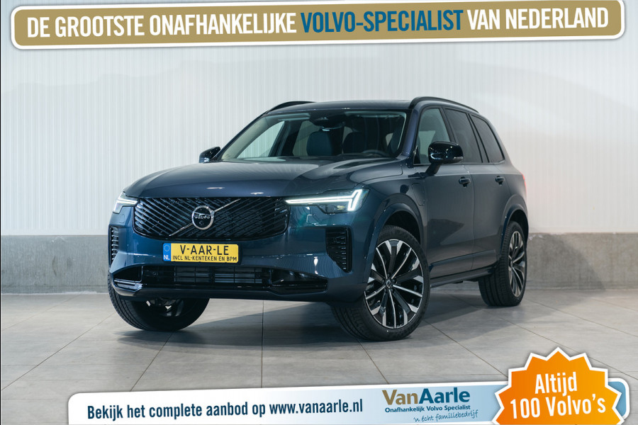 Volvo XC90 T8 Aut. Ultra Dark Luchtvering 360camera Stoelverwarming NIEUW 455pk