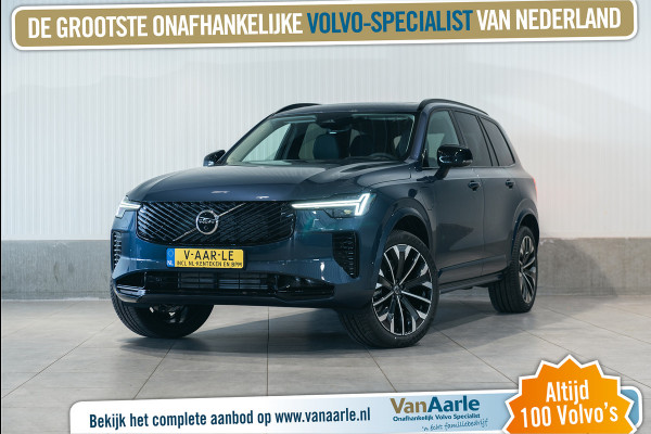 Volvo XC90 T8 Aut. Ultra Dark Luchtvering 360camera Stoelverwarming NIEUW 455pk