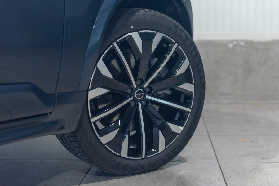 Volvo XC90 T8 Aut. Ultra Dark Luchtvering 360camera Stoelverwarming NIEUW 455pk
