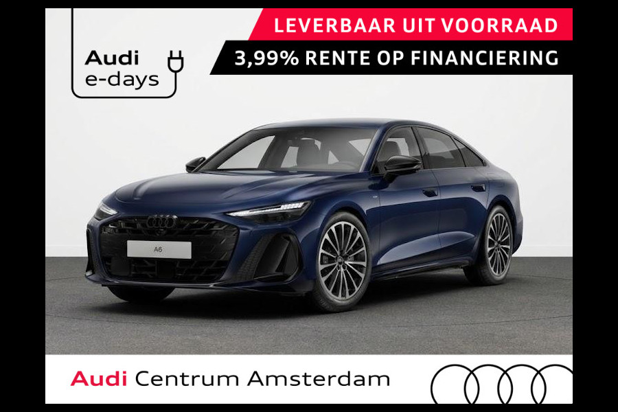 Audi A6 Limousine S edition e-hybrid 299 pk | Tech plus | Premium pakket | Exterieurpakket zwart | Achterklep elektrisch openend en sluitend |