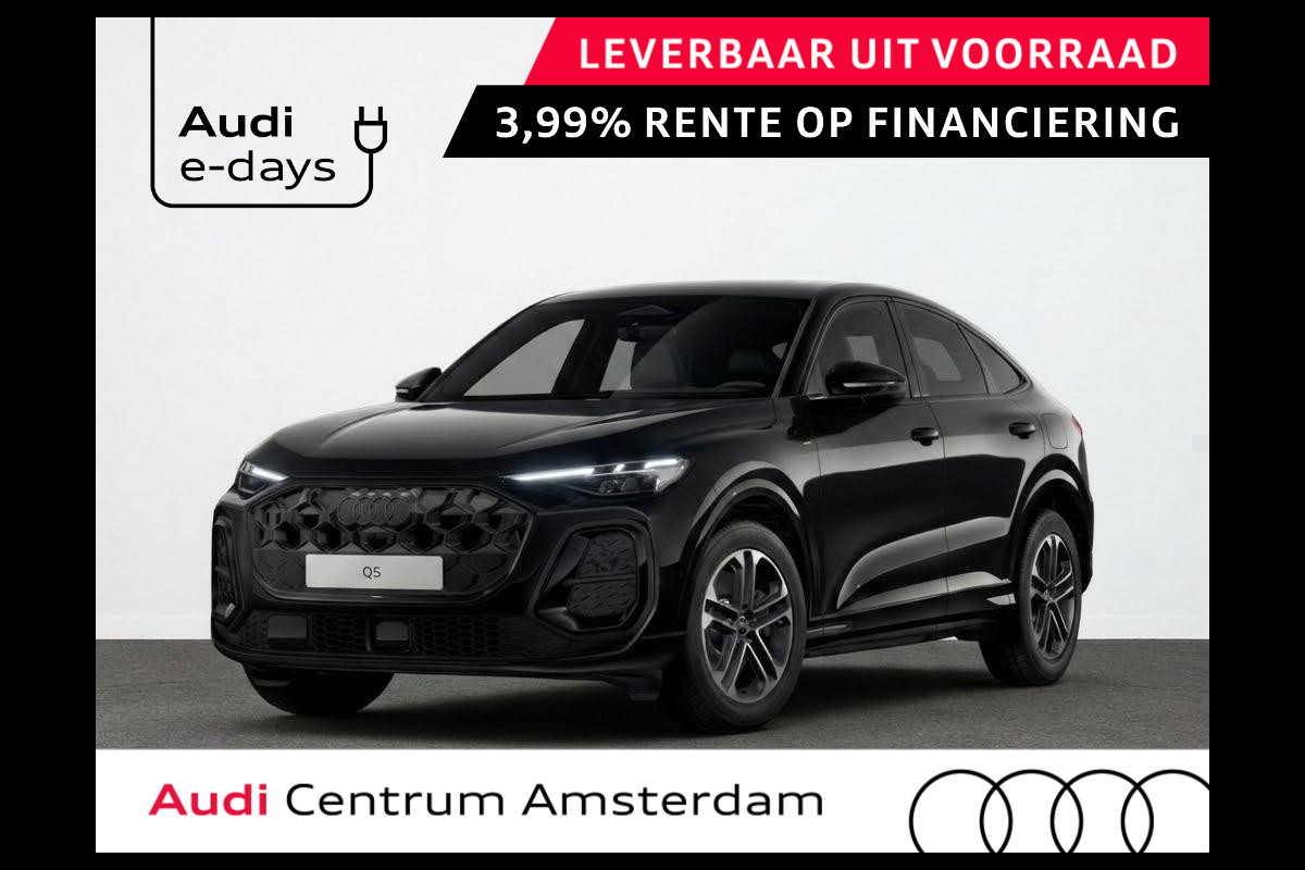 Audi Q5 Sportback S edition e-hybrid 299 pk | Techniekpakket plus | Panorama-glasdak | Adaptieve luchtvering | Optiekpakket zwart-glanzend |