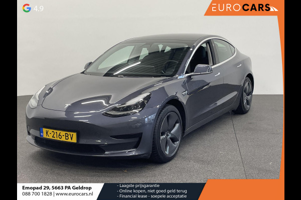 Tesla Model 3 Standard RWD Plus 60 kWh SOH 93% Airco ECC Navigatie Parkeersensoren Camera Adaptive Cruise Leder Panoramadak