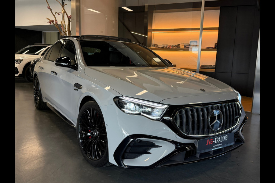 Mercedes-Benz E-Klasse AMG 53 4MATIC+ Night Edition alpin grijs garantie