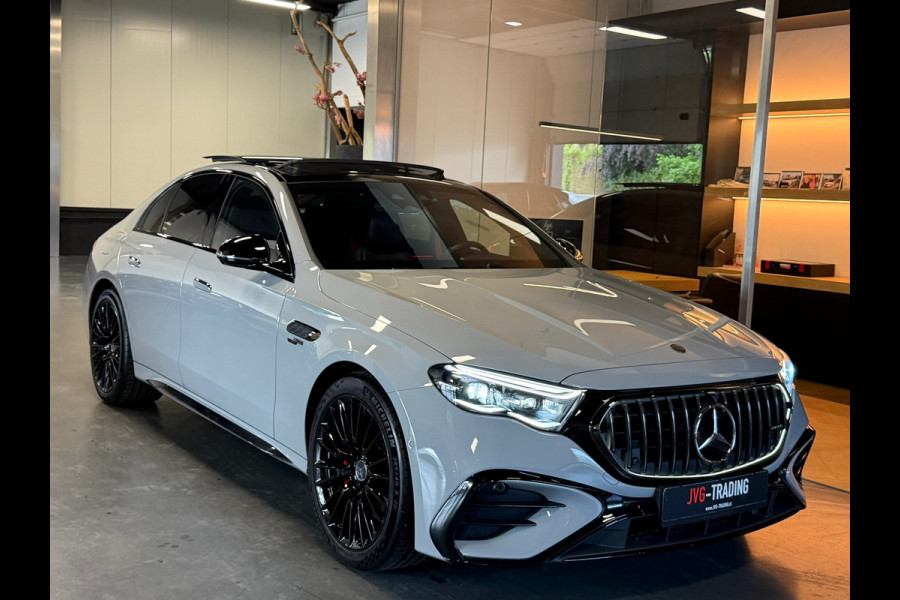 Mercedes-Benz E-Klasse AMG 53 4MATIC+ Night Edition alpin grijs garantie