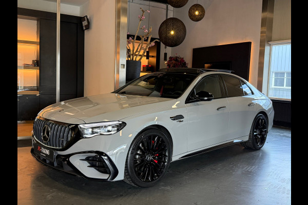 Mercedes-Benz E-Klasse AMG 53 4MATIC+ Night Edition alpin grijs garantie