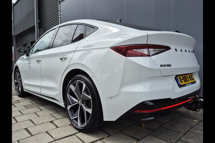 Škoda ENYAQ Coupé iV BWJ 2022 | 80 RS | PANO | LEER | TREKHAAK | 21'' LMV | NAVI | CARPLAY | CAMERA A |