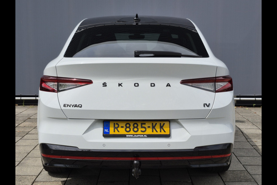 Škoda ENYAQ Coupé iV BWJ 2022 | 80 RS | PANO | LEER | TREKHAAK | 21'' LMV | NAVI | CARPLAY | CAMERA A |