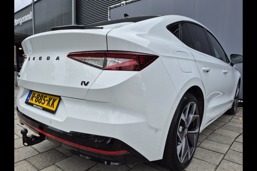 Škoda ENYAQ Coupé iV BWJ 2022 | 80 RS | PANO | LEER | TREKHAAK | 21'' LMV | NAVI | CARPLAY | CAMERA A |