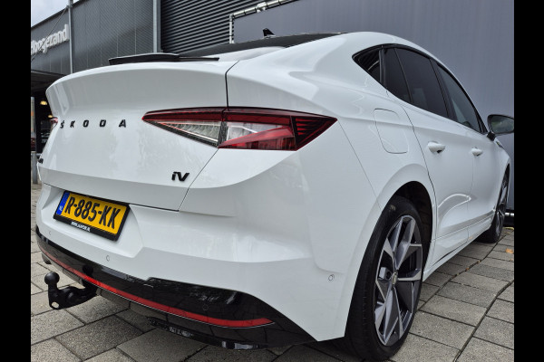 Škoda ENYAQ Coupé iV BWJ 2022 | 80 RS | PANO | LEER | TREKHAAK | 21'' LMV | NAVI | CARPLAY | CAMERA A |