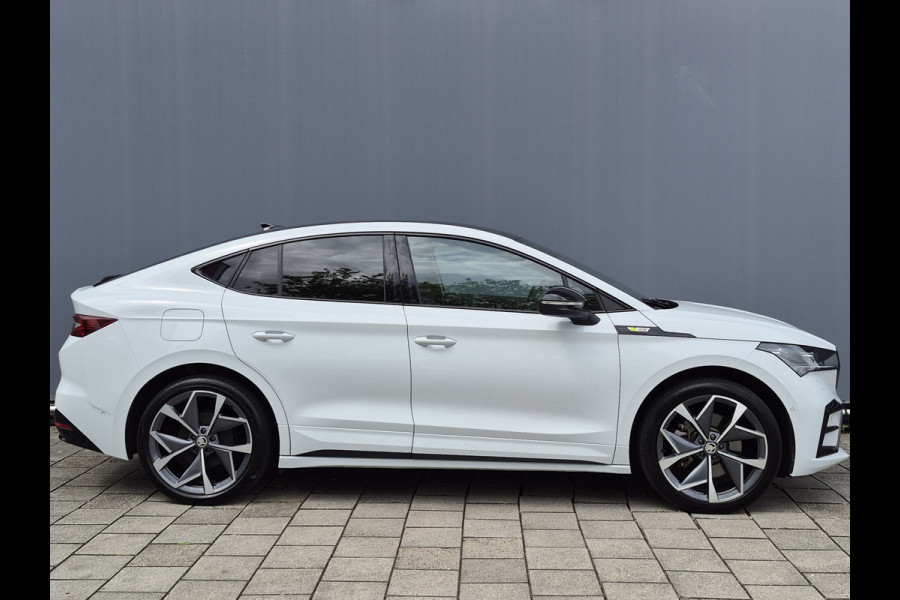 Škoda ENYAQ Coupé iV BWJ 2022 | 80 RS | PANO | LEER | TREKHAAK | 21'' LMV | NAVI | CARPLAY | CAMERA A |