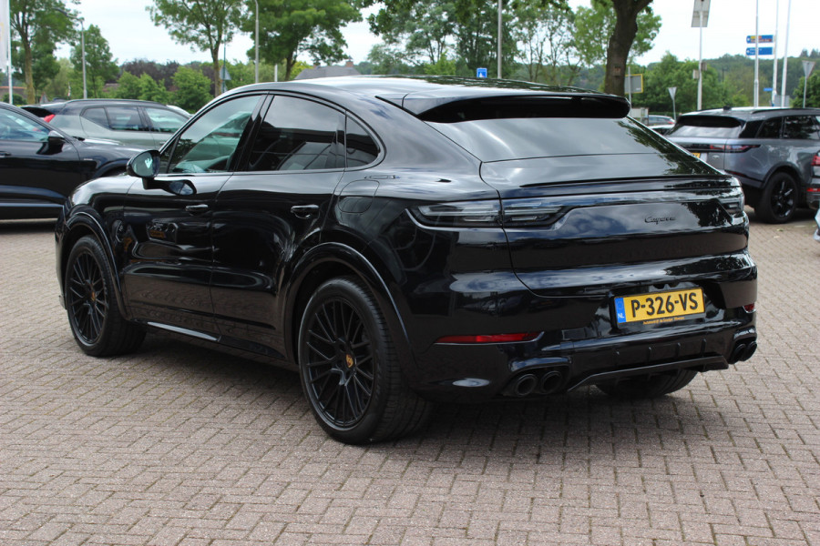 Porsche Cayenne Coupé 3.0 E-Hybrid Platinum Edition / TechArt / Panoramadak / 360Camera / Keyless / Sportdesign+Chrono / 21'' / Softclose / Adaptieve Stoelen / Stoelverwarming 4x / Dodehoek / DAB / Cruise Control