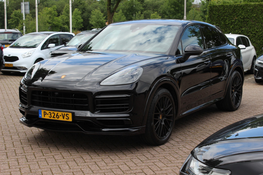 Porsche Cayenne Coupé 3.0 E-Hybrid Platinum Edition / TechArt / Panoramadak / 360Camera / Keyless / Sportdesign+Chrono / 21'' / Softclose / Adaptieve Stoelen / Stoelverwarming 4x / Dodehoek / DAB / Cruise Control