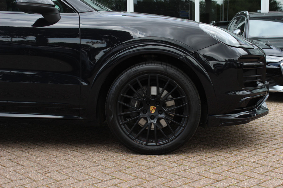 Porsche Cayenne Coupé 3.0 E-Hybrid Platinum Edition / TechArt / Panoramadak / 360Camera / Keyless / Sportdesign+Chrono / 21'' / Softclose / Adaptieve Stoelen / Stoelverwarming 4x / Dodehoek / DAB / Cruise Control