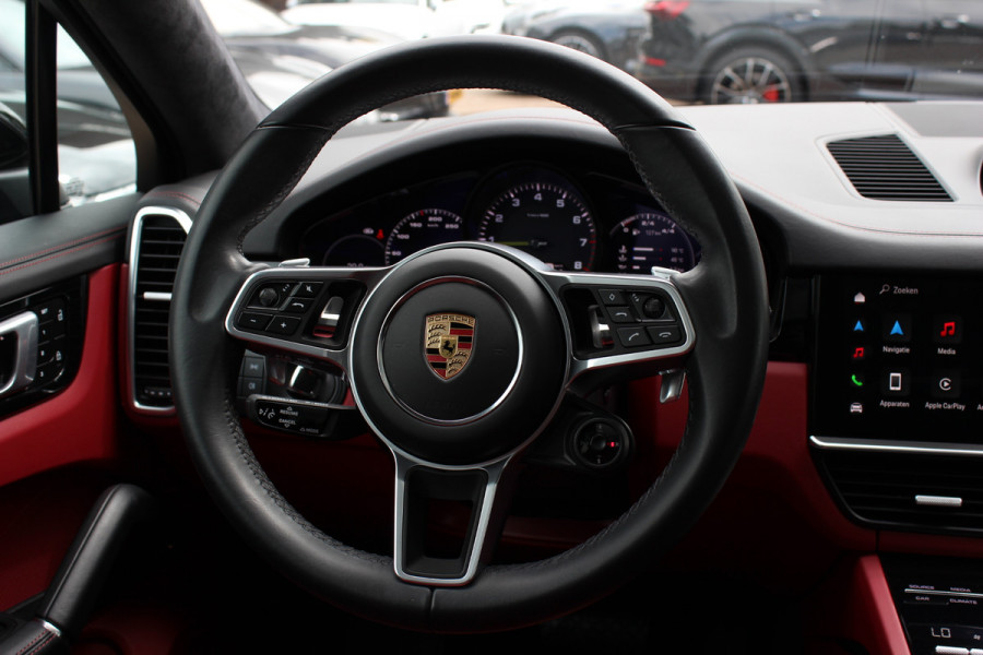 Porsche Cayenne Coupé 3.0 E-Hybrid Platinum Edition / TechArt / Panoramadak / 360Camera / Keyless / Sportdesign+Chrono / 21'' / Softclose / Adaptieve Stoelen / Stoelverwarming 4x / Dodehoek / DAB / Cruise Control