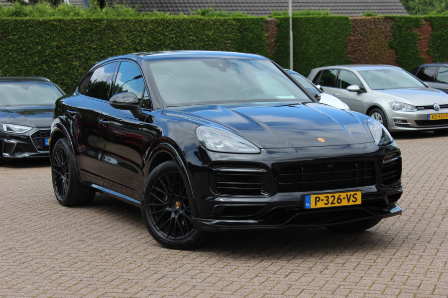 Porsche Cayenne Coupé 3.0 E-Hybrid Platinum Edition / TechArt / Panoramadak / 360Camera / Keyless / Sportdesign+Chrono / 21'' / Softclose / Adaptieve Stoelen / Stoelverwarming 4x / Dodehoek / DAB / Cruise Control