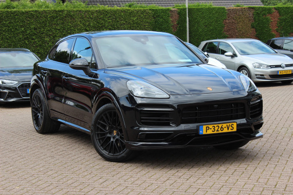Porsche Cayenne Coupé 3.0 E-Hybrid Platinum Edition / TechArt / Panoramadak / 360Camera / Keyless / Sportdesign+Chrono / 21'' / Softclose / Adaptieve Stoelen / Stoelverwarming 4x / Dodehoek / DAB / Cruise Control