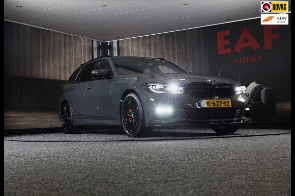 BMW 3 Serie Touring 320e M Line / Carbon / Bruin Leder / Navi / Camera / Cruise Control / F1 / Open Panorama / Led / Pdc / 19 Inch
