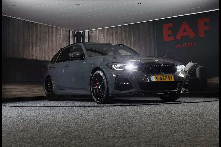 BMW 3 Serie Touring 320e M Line / Carbon / Bruin Leder / Navi / Camera / Cruise Control / F1 / Open Panorama / Led / Pdc / 19 Inch
