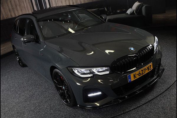 BMW 3 Serie Touring 320e M Line / Carbon / Bruin Leder / Navi / Camera / Cruise Control / F1 / Open Panorama / Led / Pdc / 19 Inch