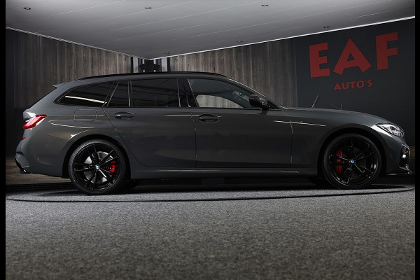 BMW 3 Serie Touring 320e M Line / Carbon / Bruin Leder / Navi / Camera / Cruise Control / F1 / Open Panorama / Led / Pdc / 19 Inch