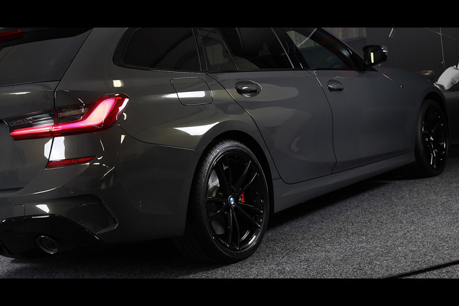 BMW 3 Serie Touring 320e M Line / Carbon / Bruin Leder / Navi / Camera / Cruise Control / F1 / Open Panorama / Led / Pdc / 19 Inch