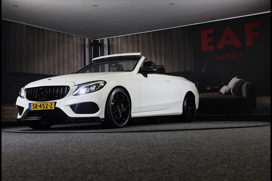 Mercedes-Benz C-Klasse Cabrio 180 AMG Line / AUT / AIRSCARF / 360 Camera / Leder / Navi / Ecc / Led / Pdc / Allu Velgen