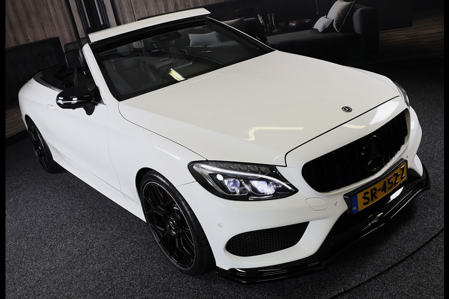 Mercedes-Benz C-Klasse Cabrio 180 AMG Line / AUT / AIRSCARF / 360 Camera / Leder / Navi / Ecc / Led / Pdc / Allu Velgen