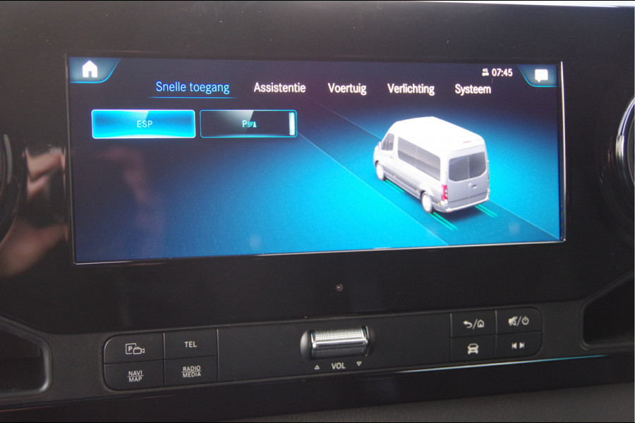 Mercedes-Benz Sprinter 319 3.0 CDI V6 L2H2 AUT. LED, LUCHTVERING, MBUX 10'', 360 CAMERA, STOELVERWARMING, CRUISE, CLIMA, PARKEERSENSOREN