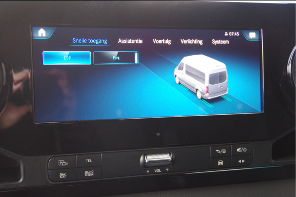 Mercedes-Benz Sprinter 319 3.0 CDI V6 L2H2 AUT. LED, LUCHTVERING, MBUX 10'', 360 CAMERA, STOELVERWARMING, CRUISE, CLIMA, PARKEERSENSOREN
