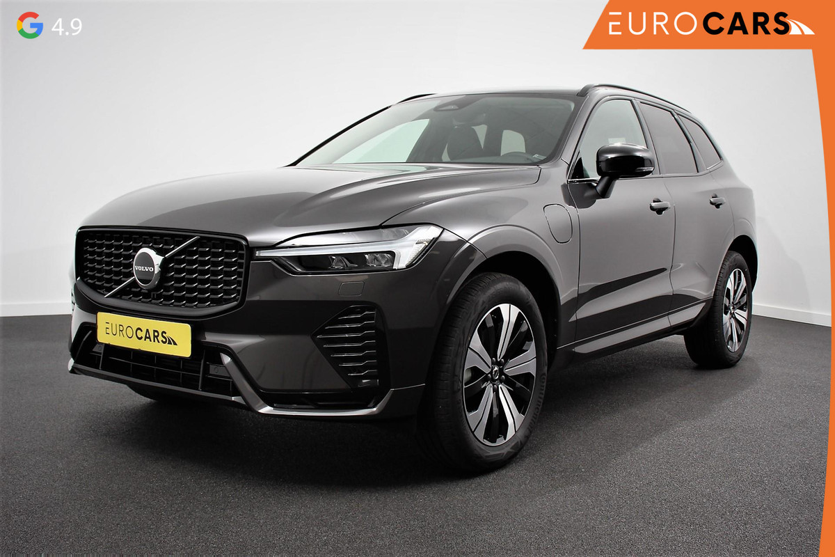Volvo XC60 2.0 T6 Plug-in hybrid AWD Plus Dark Automaat Leder Navigatie Google Harman Kardon Panorama dak Lichtmetalen Velgen 19" Dab Stoelverwarming Camera Led