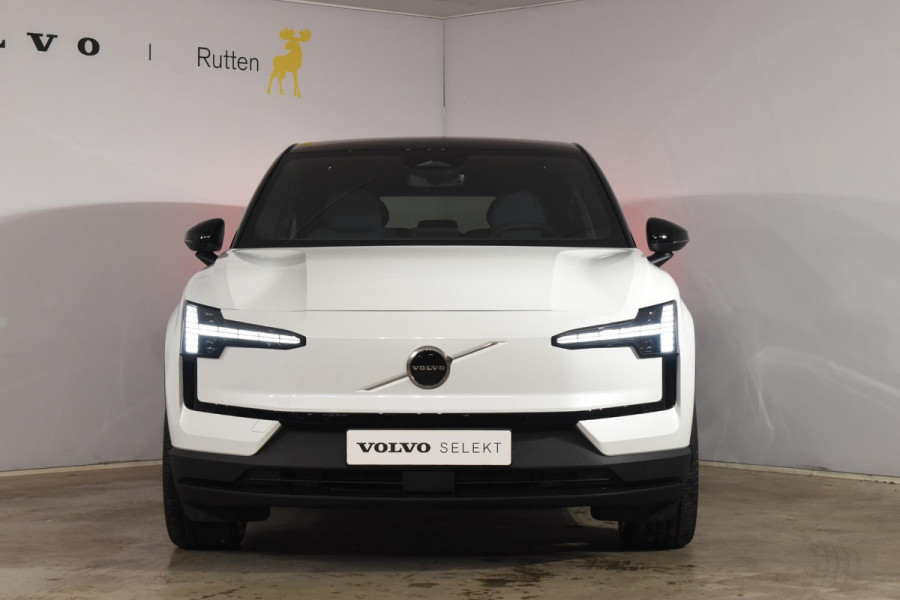 Volvo EX30 272PK Single Motor Extended Range Europa 69 kWh / Adaptive Cruise Control / Harman Kardon / Extra getint glas / Stoelverwarming / Stuurverwarming / Achteruitrijcamera / Elektrisch verstelbare stoelen / 20" velgen
