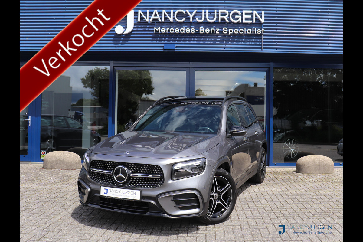 Mercedes-Benz Glb 200 AMG | 7 P. | Adapt. Cruise Control | El. Pano | MBUX | Memory Pakket | Winter Pakket | Ambiente | Elektr. Klep | Spiegel Pakket | Inparkeer Pakket | Fabrieksgarantie tot 24-01-2029!