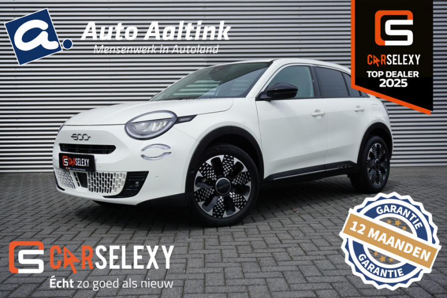 Fiat 600 Hybrid La Prima Automaat LEDER | CLIMA | MASSAGE | MEEST LUXE!