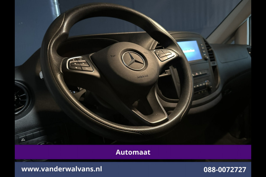 Mercedes-Benz Vito 114 CDI 136pk 9G-Tronic Automaat L2H1 Euro6 Airco | Camera | Navigatie | Imperiaal | 2500kg Trekhaak | Apple Carplay Android Auto, Cruisecontrol, Parkeersensoren, Sidebars, Bumper in de kleur