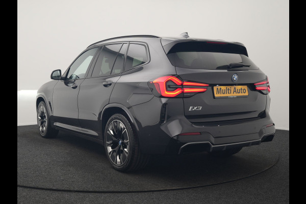 BMW iX3 M Sport 80 kWh 286pk Dealer O.H. | Panodak | Adaptive Cruise | Head Up | 360 Camera | Harman / Kardon | Lederen Sportstoelen Memory & Verwarmd | Keyless | Blis | Stuur Verwarmd | Sfeerverlichting | Apple Carplay | 20"L.M |