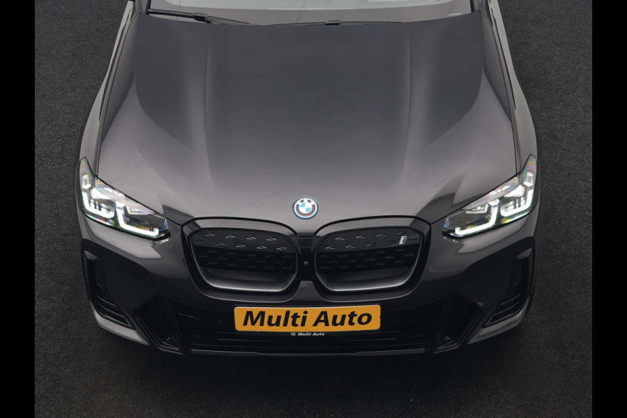 BMW iX3 M Sport 80 kWh 286pk Dealer O.H. | Panodak | Adaptive Cruise | Head Up | 360 Camera | Harman / Kardon | Lederen Sportstoelen Memory & Verwarmd | Keyless | Blis | Stuur Verwarmd | Sfeerverlichting | Apple Carplay | 20"L.M |