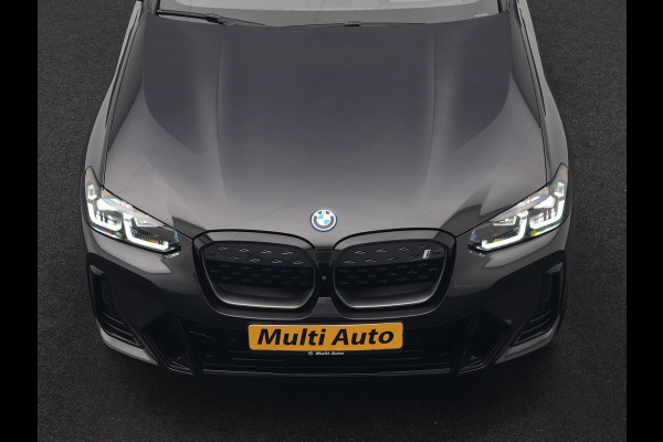 BMW iX3 M Sport 80 kWh 286pk Dealer O.H. | Panodak | Adaptive Cruise | Head Up | 360 Camera | Harman / Kardon | Lederen Sportstoelen Memory & Verwarmd | Keyless | Blis | Stuur Verwarmd | Sfeerverlichting | Apple Carplay | 20"L.M |