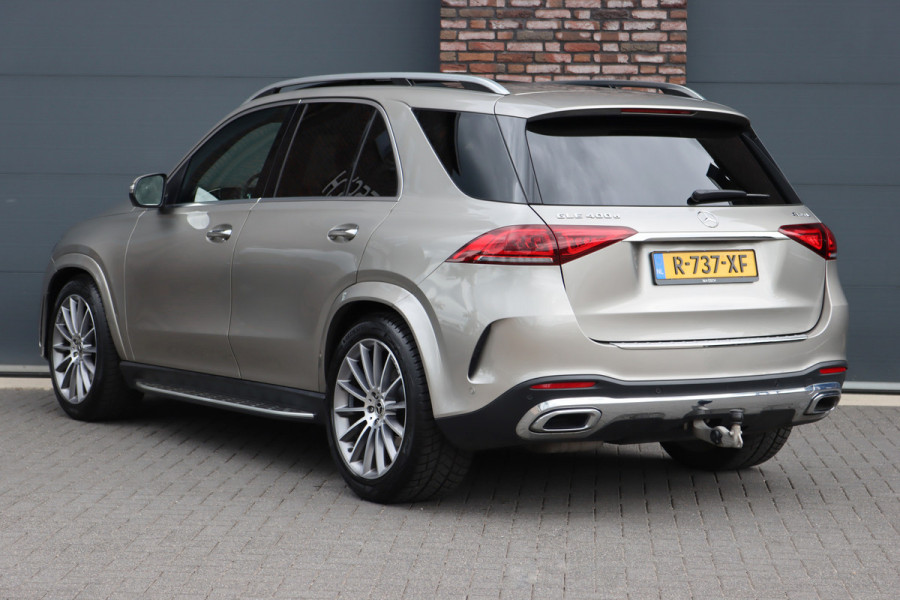 Mercedes-Benz GLE 400 d 4MATIC AMG Line | Luchtvering | Distronic+ | Panoramadak | Burmester | Trekhaak | Standkachel | Surround Camera | Verwarmd Stuurwiel | Keyless Go |